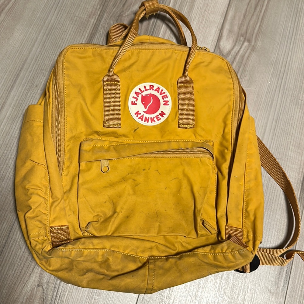 Fjallraven kanken Mustard Yellow Backpack